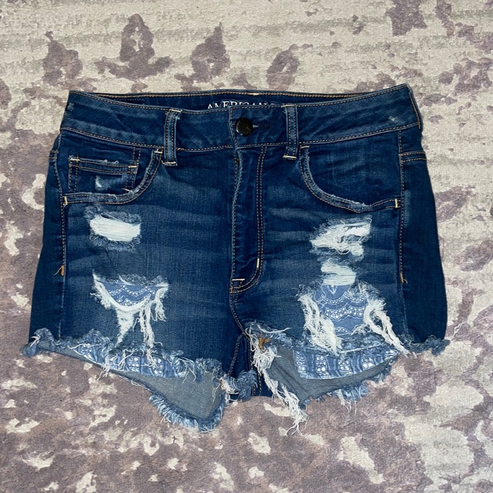 American Eagle Hi Rise Stretch shorts